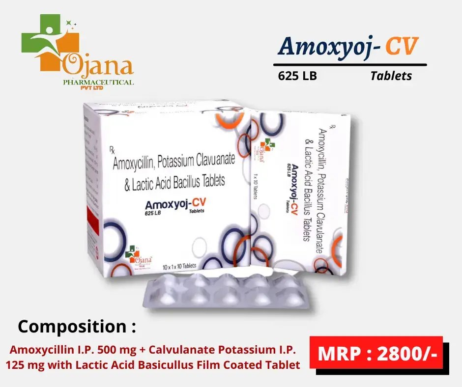 Amoxyoj- CV 625 LB Tablets