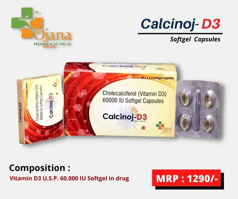 Calcinoj- D3 Softgel Capsules